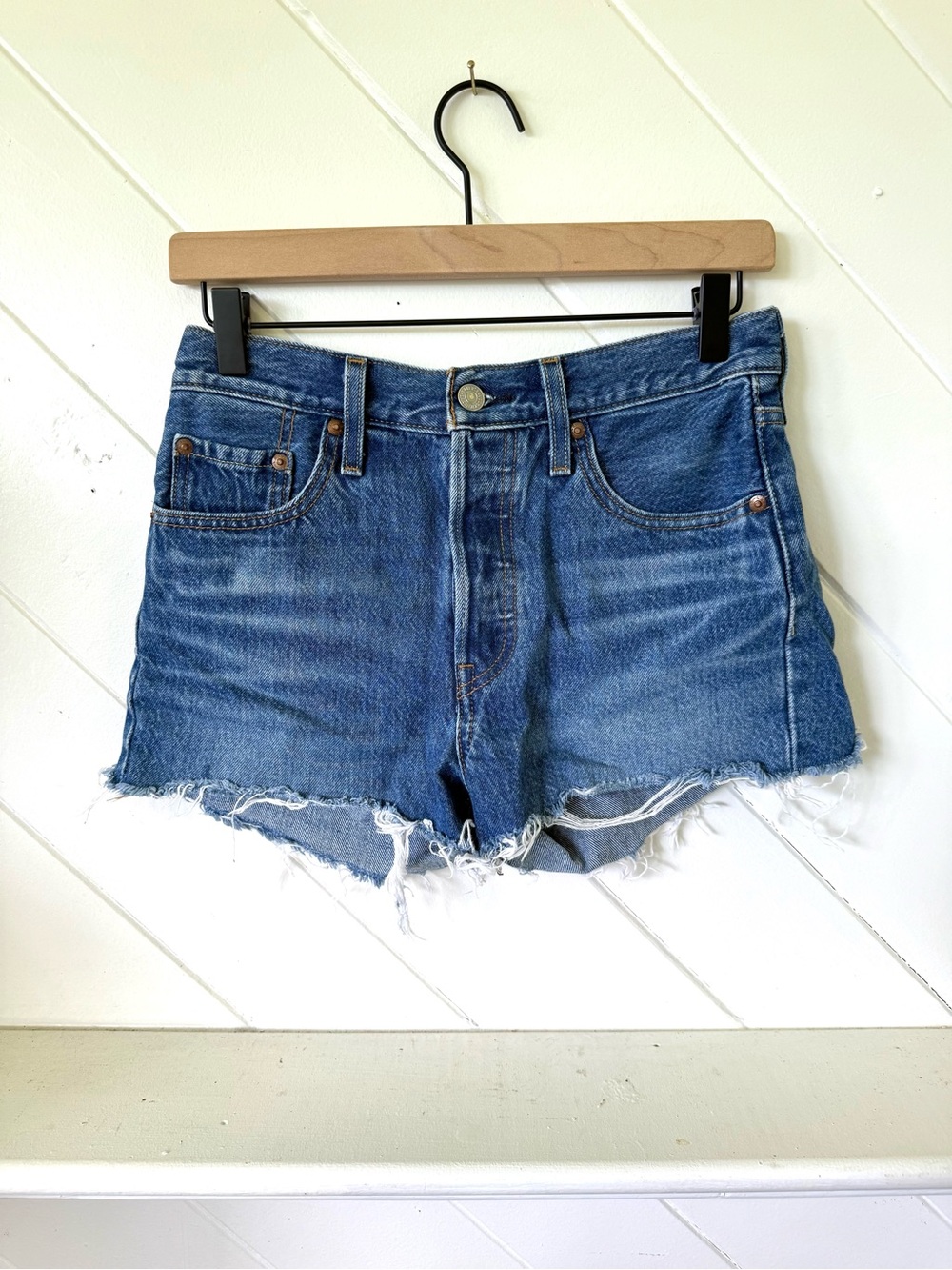 Levis Denim Cutoff Shorts